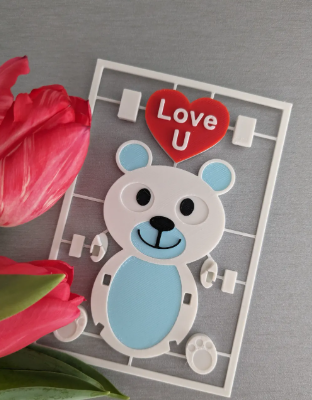 Card Kit 1 4 Hrs — 3D printed by Moon Studio 3D